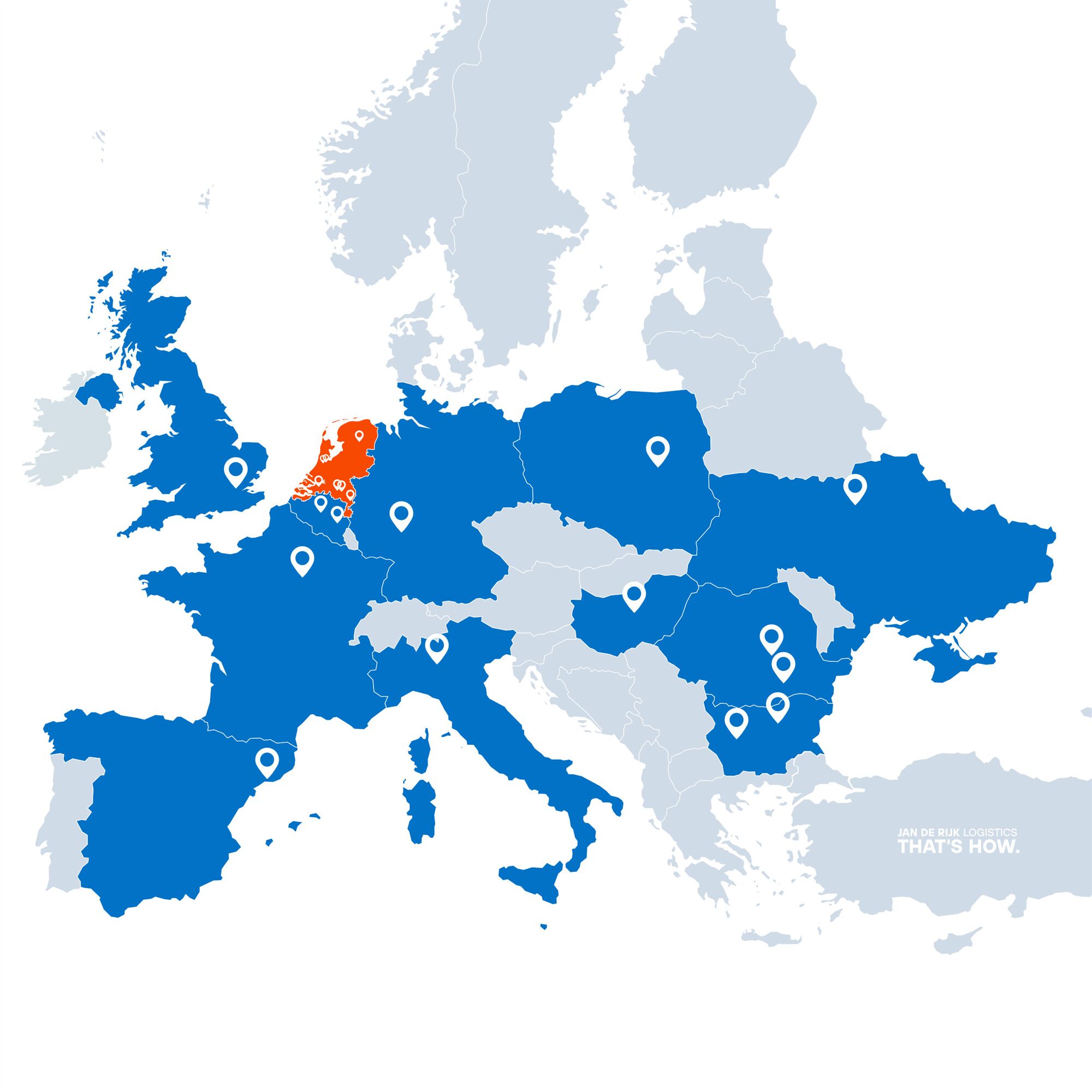 Europees logistiek netwerk