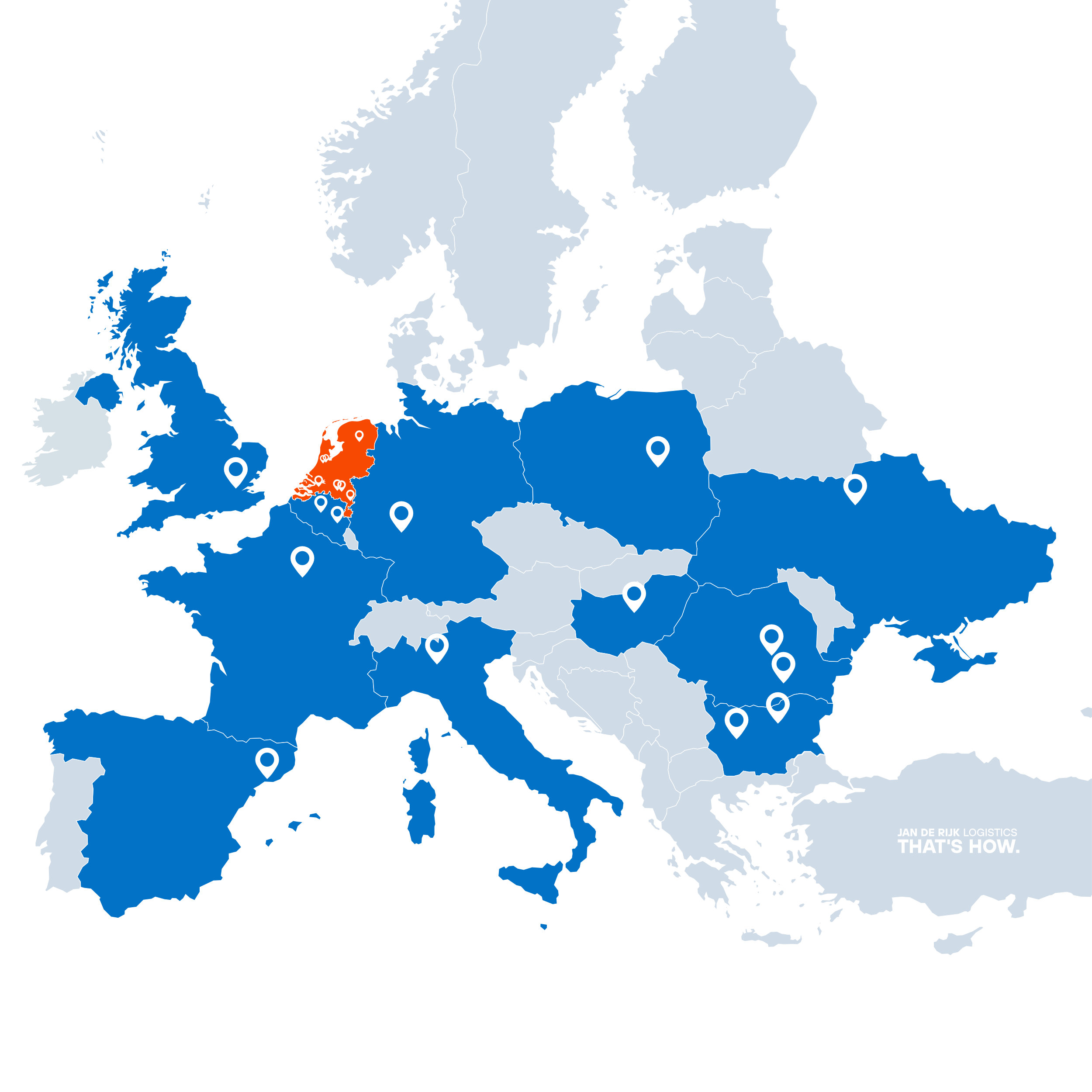 Europees logistiek netwerk